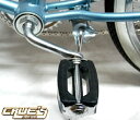 クレートペダル クローム 1/2インチ ペダル 自転車 パーツ 自転車部品 ローチャリ ビーチクルーザー カスタム 改造 部品 ローライダー 世田谷ベース エレ...
