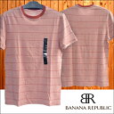 バナナリパブリック BANANA REPUBLIC メンズ 半袖 Tシャツ ボーダー レッド バナリパ バナナ リパブリック アメカジ ブランド ファッション インポート カジュアル ヴィンテージ スタイル