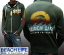 ビーチライフ メンズ パーカー BEACHLIFE by REX SURF フーディー サーフ ブランド 雑誌 掲載 サーフィン サーフ系 カジュアル ブランド スタイル ハリウッド セレブ ファッション