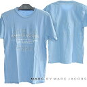 MARC BY MARC JACOBS マークバイマークジェイコブス メンズ 半袖 ダメージ Tシャツ ライトブルー MARCJACOBS マークジェイコブス セレブ セレカジ ファッション ブランド スタイル