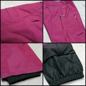 Patagonia パタゴニア ウィメンズ インサレーテッド パウダー ボウル パンツ ゴアテックス 31470 RUBELLITE PINK GORE-TEX パンツ アウトドア 登山 ウェア レイン 防水 透湿 ウエア スノーボード スキー ウェアー にも◎