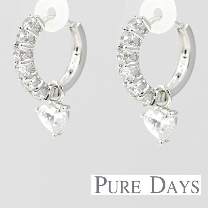 ピアス 【即納】ピュアデイズ レディース ピアス ワンタッチハート PURE DAYS PDC-003 シルバー 925 アクセサリー シルバー ジュエリー ブランド アクセ