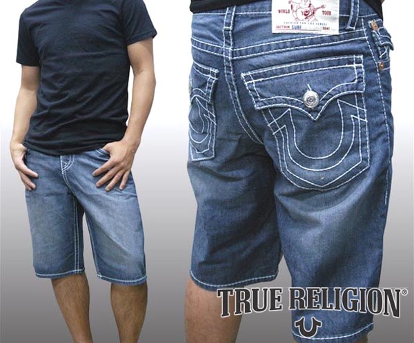 【送料無料】【セール】 トゥルーレリジョン ハーフパンツ デニム メンズ 【200種類の品揃え】 TRUE RELIGION SURF NEW PORT ショーツ ..