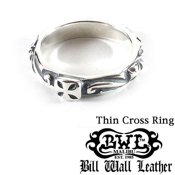 ビルウォールレザー 指輪 メンズ 【在庫あり・即納】 ビルウォールレザー シルバー スクロール リング BWL Bill Wall Leather Cross Ring R202 メンズ レディース ジュエリー ハリウッド セレブ 愛用 LEON レオン SAFARI サファリ 掲載 スタイル アクセサリー ブランド マリブ カジュアル プレゼントに