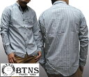 【50%OFF セール】BTNS メンズ カジュアルシャツ ロールアップ サファリ シャツ LAカジュアル スタイル ロンハーマン フレッドシーガル 取扱 雑誌 掲載 ブランド ファッション