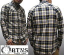 【50%OFF セール】BTNS メンズ カジュアルシャツ ロールアップ サファリ シャツ LAカジュアル スタイル ロンハーマン フレッドシーガル 取扱 雑誌 掲載 ブランド ファッション