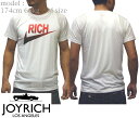 【セール】ジョイリッチ メンズ Tシャツ ホワイト JOYRICH JOY-H0905TE JOY RICH セレブ 芸能人 多数着用 インポート LAカジュアル ストリート LAセレブ ファッション カジュアル ブランド 雑誌 多数 掲載 アメカジ セレカジ スタイル