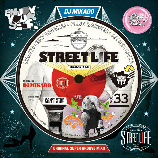 【セール】 DJミカド STREET L1FE Vol.33 DJ Mikado MIXCD DJ帝 ストリートライフ CD 全34曲 Street L1fe クラブ ミュージック HIPHOP CLUB 洋楽 音楽 ヒップホップ MUSIC ミックスCD ミックス 好きに♪