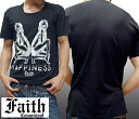 【送料無料】【セール】 フェイスコネクション メンズ Tシャツ ブラック STAR SIGNS シリーズ GEMINI サファリ Faith Connexion フェイス プレミアム ブランド インポート ハリウッド 海外セレ…