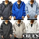 【大きいサイズ セール】 クルーズウェア メンズ 無地 パーカー プレーン ジップパーカー CRUE'S WEAR ストリート スタイル HIPHOP ウェアー B系 服 ダンス ヒップホップ 西海岸 ウエストコースト ファッション カジュアル ブランド ウェア XL 2L 2XL 3L 3XL 4L 4XL 5L