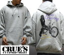 【セール】 クルーズウェア メンズ ローチャリ スエット パーカー グレー CRUES WEAR Love Cruising クルーズ ローライダー ストリート...