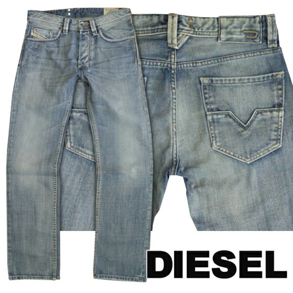 【送料無料】 ディーゼル DIESEL メンズ デニム LARKEE 008AT REGULAR STRAIGHT プレミアム ジーンズ デニム インポート ファッション safari サファリ LEON レオン オーシャンズ 掲載 ブランド イタリア ヨーロピアン ウェア セレカジ カジュアル スタイル 正規品