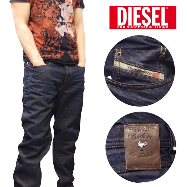 【送料無料】 ディーゼル DIESEL メンズ ストレート デニム BACK IN THE SADDLE 0806X プレミアム ジーンズ インポート ハイブランド ファッション safari サファリ LEON レオン オーシャンズ …