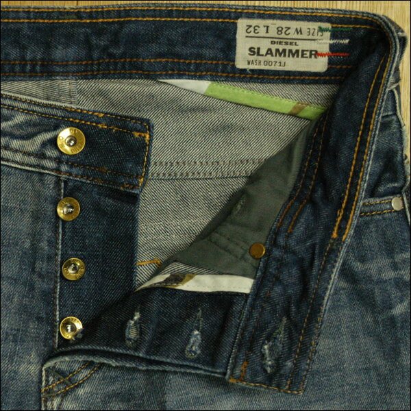 ディーゼル DIESEL メンズ ローライズ スリム テーパードデニム SLAMMER 0071J SLIM TAPERED プレミアム ジーンズ デニム インポート ファッション safari サファリ LEON レオン オーシャンズ 掲載 ブランド セレカジ カジュアル スタイル 正規