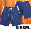 ディーゼル DIESEL メンズ 水着 【Lサイズ 大きいサイズ】ブルー スイムパンツ インナーメッシュ付き スイムウェア ボードショーツ パンツ アメカジ サーフ セレカジ インポート インポート イタリア ファッション カジュアル スタイル ファッション 正規