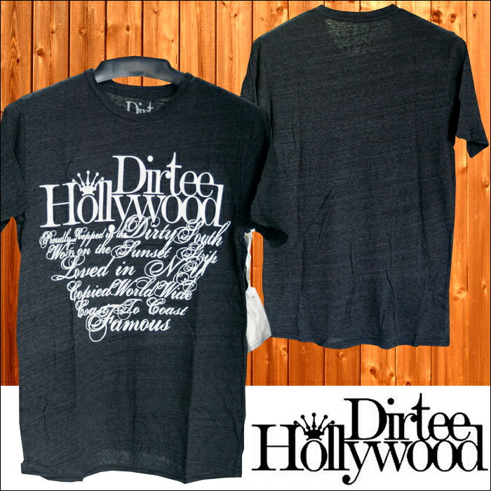 ダーティーハリウッド メンズ Tシャツ Dirtee Hollywood BRANDED ブラック ホワイト ダーティー ハリウッド LA セレブ Safari サファリ LEON レオン オーシャンズ 雑誌 掲載 ブランド ベッカム セレカジ ファッション セール ストリート ウェア カジュアル スタイル