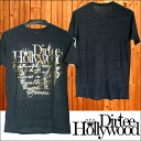 ダーティーハリウッド メンズ Tシャツ Dirtee Hollywood BRANDED ブラック ゴールド ダーティー ハリウッド LA セレブ Safari サファリ LEON レオン オーシャンズ 雑誌 掲載 ブランド ベッカム セレカジ ファッション セール ストリート ウェア カジュアル スタイル