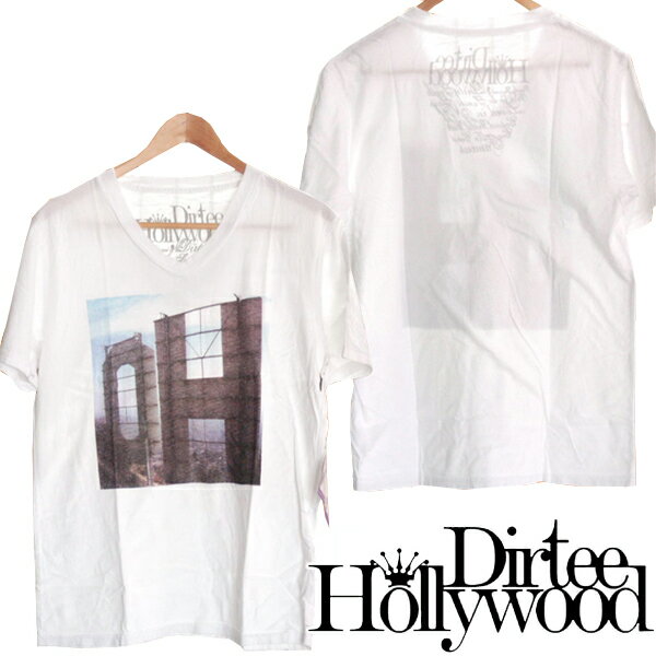 ダーティーハリウッド メンズ Vネック Tシャツ Dirte