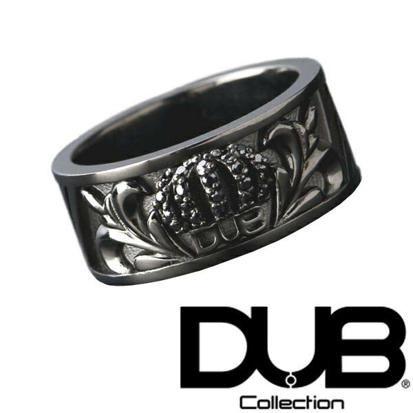 再入荷なし　即納 DUB ジュエリー リング 227-1 (BK) シルバー アクセサリー メンズ レディース ダブジュエリー ダブコレクション 指輪 CanCam キャンキャン Scawaii Safiri サファリ LEON レオン 雑誌 掲載 芸能人 愛用 ダブ ブランド ネックレス ペアリング プレゼント