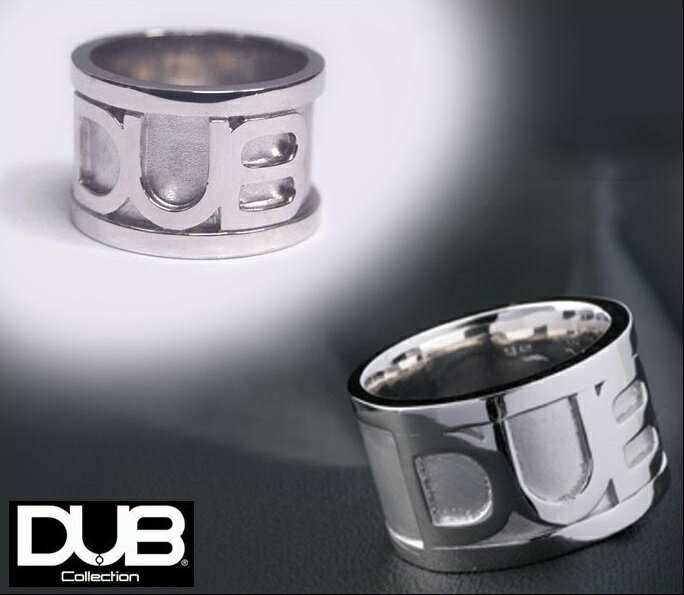 再入荷なし　即納 DUB ジュエリー リング 15-1 ロゴ シルバー メンズ レディース ダブジュエリー アクセサリー RING ダブコレクション 指輪 Safiri サファリ Sweet スイート CanCam キャンキャン Scawaii JJ 雑誌 掲載 ダブ ブランド ネックレス セレブ ペアリング