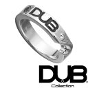 再入荷なし 即納 DUB ジュエリー リング 187-1 BK シルバー アクセサリー メンズ レディース ダブジュエリー ダブコレクション 指輪 CanCam キャンキャン Scawaii JJ Safiri サファリ LEON レオン 雑誌 掲載 芸能人 愛用 ダブ ブランド ネックレス ペアリング プレゼント