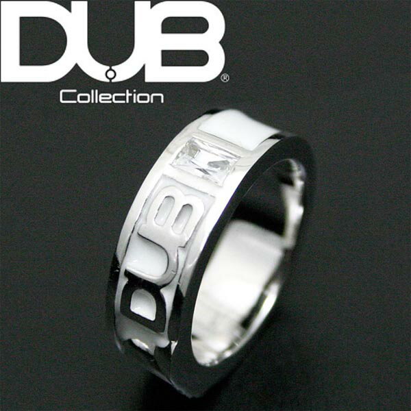 再入荷なし　即納 DUB ジュエリー リング 215-2 (WH) シルバー アクセサリー メンズ レディース ダブジュエリー ダブコレクション 指輪 CanCam キャンキャン Scawaii Safiri サファリ LEON レオン 雑誌 掲載 芸能人 愛用 ダブ ブランド ネックレス ペアリング プレゼントにも