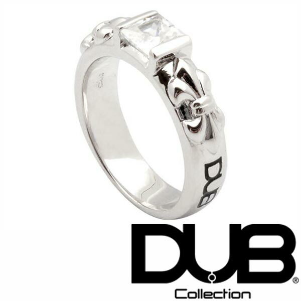 再入荷なし　即納 DUB リング メンズ レディース ジュエリー 230-2 (WH) シルバー アクセサリー ダブジュエリー ダブコレクション 指輪 CanCam キャンキャン Scawaii Safiri サファリ LEON レオン 雑誌 掲載 芸能人 愛用 ダブ ブランド ネックレス ペアリング プレゼント