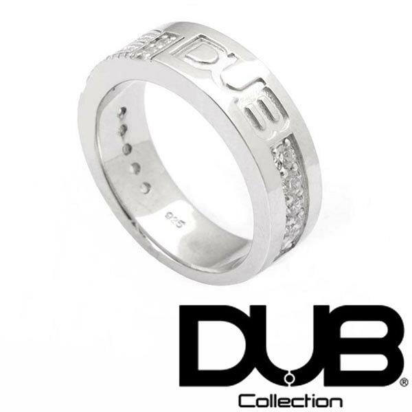 再入荷なし　即納 DUB リング メンズ レディース ジュエリー 263-2 (WH) シルバー アクセサリー ダブジュエリー ダブコレクション 指輪 CanCam キャンキャン Scawaii Safiri サファリ LEON レオン 雑誌 掲載 芸能人 愛用 ダブ ブランド ネックレス ペアリング プレゼントにも