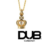 再入荷なし　即納 DUB ネックレス メンズ レディース ジュエリー 264-3 (GD) ダブジュエリー シルバー アクセサリー ダブコレクション リング 指輪 CanCam Scawaii anecan Safiri サファリ LEON レオン 雑誌 掲載 芸能人 多数愛用 ダブ ブランド ペアネックレス プレゼント