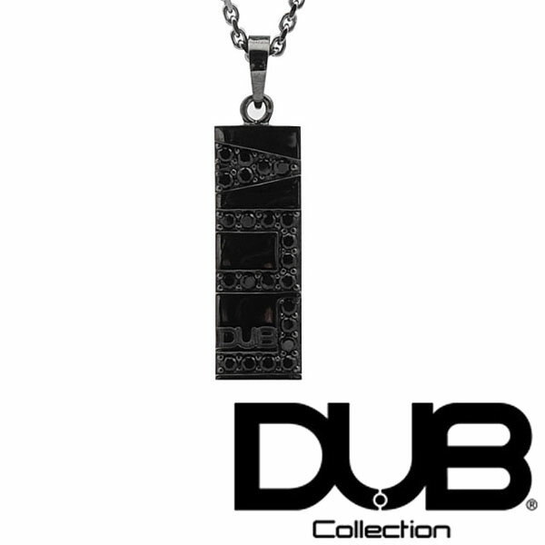 再入荷なし　即納 DUB ネックレス メンズ レディース ジュエリー 268-1 (BK) ダブジュエリー シルバー アクセサリー ダブコレクション リング 指輪 CanCam Scawaii anecan Safiri サファリ LEON レオン 雑誌 掲載 芸能人 多数愛用 ダブ ブランド ペアネックレス プレゼント