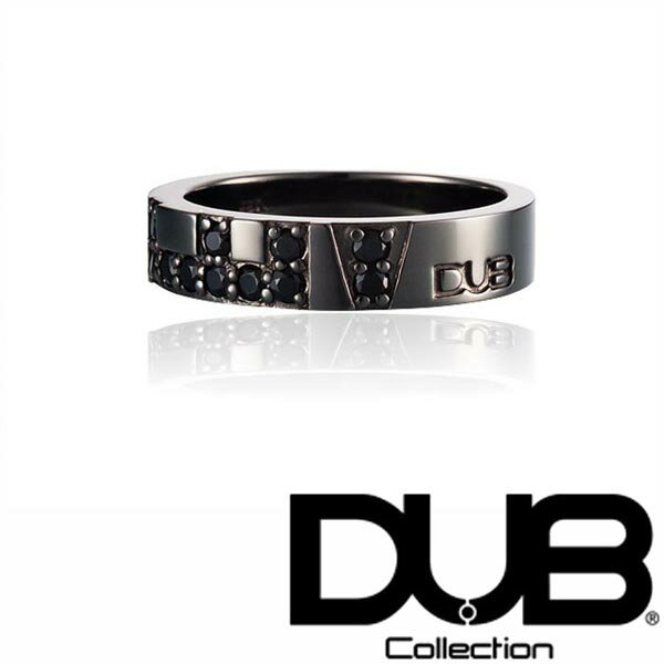 再入荷なし　即納 DUB リング メンズ レディース ジュエリー 269-1 (BK) シルバー アクセサリー ダブジュエリー ダブコレクション 指輪 CanCam キャンキャン Scawaii Safiri サファリ LEON レオン 雑誌 掲載 芸能人 愛用 ダブ ブランド ネックレス ペアリング プレゼントにも