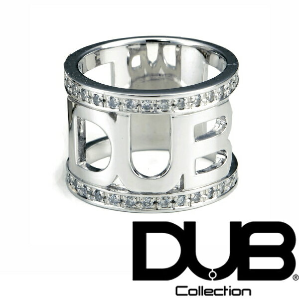 再入荷なし　即納 DUB ジュエリー リング 40-1 ロゴ シルバー メンズ レディース ダブジュエリー アクセサリー RING ダブコレクション 指輪 Safiri サファリ Sweet スイート キャンキャン Scawaii JJ 雑誌 掲載 ダブ ブランド ネックレス セレブ ペアリング プレゼントにも