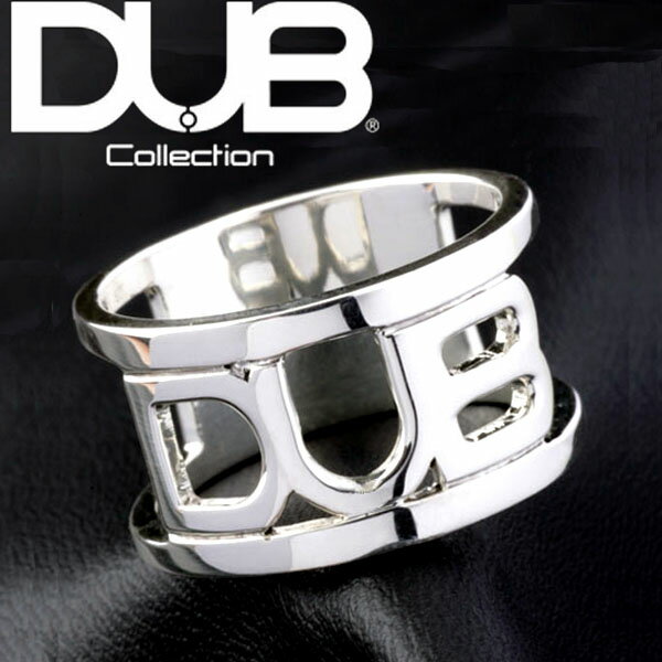 再入荷なし　即納 DUB ジュエリー リング 44-1 ロゴ シルバー メンズ レディース ダブジュエリー アクセサリー RING ダブコレクション 指輪 Safiri サファリ Sweet スイート キャンキャン Scawaii JJ 雑誌 掲載 ダブ ブランド ネックレス セレブ ペアリング プレゼントにも