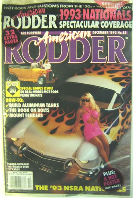  1993年12月号 American RODDER Magazine Street USA December 1993 輸入雑誌 自動車雑誌 ホットロッド カーマガジン カスタムカー 雑誌 ストリート カスタム '30s '40s '50s '60s ビンテージカー クラシックカー シボレー シェビー