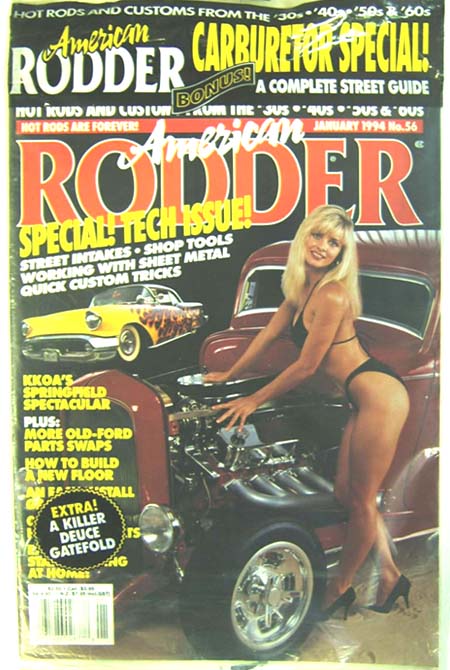  1994年1月号 American RODDER Magazine Street USA January 1994 輸入雑誌 自動車雑誌 ホットロッド カーマガジン カスタムカー 雑誌 ストリート カスタム '30s '40s '50s '60s ビンテージカー クラシックカー シボレー シェビー