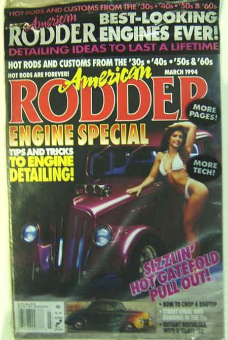 【アメリカン ロッダー マガジン US版】 1994年3月号 American RODDER Magazine Street USA March 1994 輸入雑誌 自動車雑誌 ホットロッド カーマガジン カスタムカー 雑誌 ストリート カスタム 039 30s 039 40s 039 50s 039 60s ビンテージカー クラシックカー シボレー シェビー