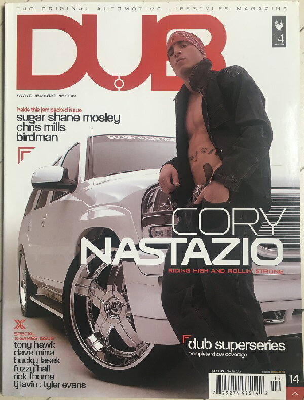 【ダブマガジン US版】 No.14 DUB Magazine USA Cory Nastazio 輸入雑誌 自動車雑誌 コーリー・ナスタジオ ライフスタイル ラグジュアリー カーマガジン カスタムカー ハリウッド セレブ スタ…