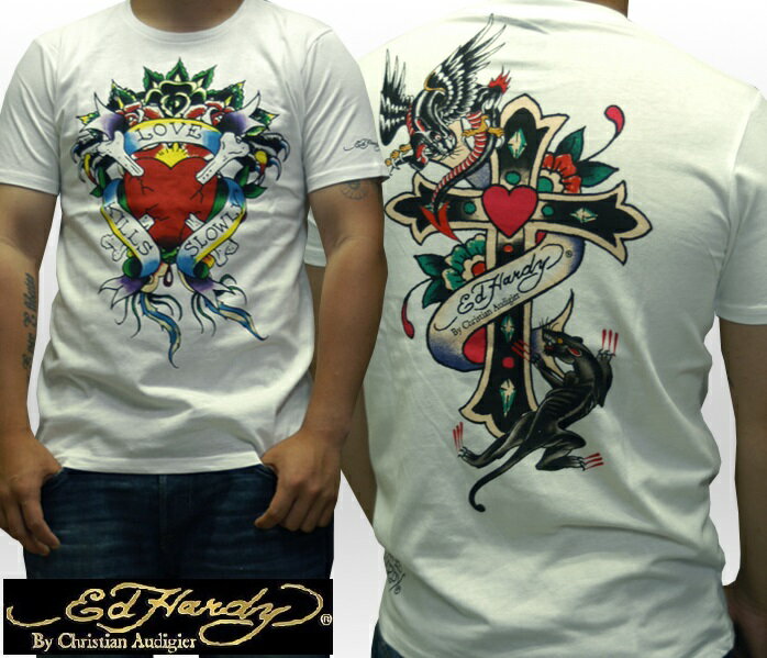 エドハーディー メンズ Tシャツ Ed Hardy セレブ ファッション サファリ 掲載 ブランド アメカジ ストリート ロック サーフ スタイル LAセレブ クリスチャン オードジェー セール