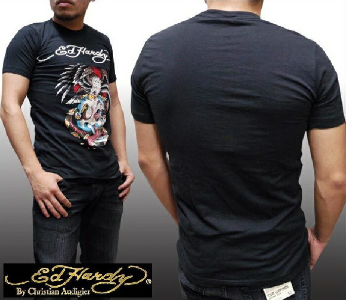 【送料無料】 エドハーディー メンズ Tシャツ Ed Hardy セレブ ファッション サファリ 掲載 ブランド アメカジ ストリート ロック サーフ スタイル LAセレブ クリスチャン オードジェー