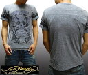 【送料無料】 エドハーディー メンズ Tシャツ Ed Hardy セレブ ファッション サファリ 掲載 ブランド アメカジ ストリート ロック サーフ スタイル LAセレブ クリスチャン オードジェー