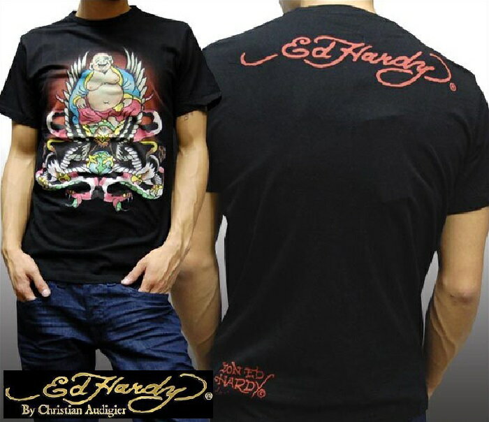 【送料無料】 エドハーディー メンズ Tシャツ Ed Hardy セレブ ファッション サファリ 掲載 ブランド アメカジ ストリート ロック サーフ スタイル LAセレブ クリスチャン オードジェー