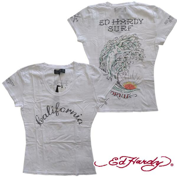 【セール】【送料無料】 エドハーディー レディース 半袖　Tシャツ 【200種類の品揃え】 Ed Hardy エド・ハーディー 正規品 セレブ 着用 サファリ ファッション ブランド スタイル