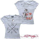 【50%OFFセール】【送料無料】 エドハーディー【200種類の品揃え】レディース 半袖 Tシャツ Ed Hardy エド・ハーディー 正規品 セレブ 着用 サファリ ファッション ブランド スタイル