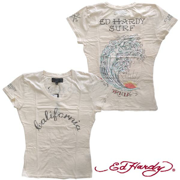 【セール】【送料無料】 エドハーディー レディース 半袖　Tシャツ 【200種類の品揃え】 Ed Hardy エド・ハーディー 正規品 セレブ 着用 サファリ ファッション ブランド スタイル