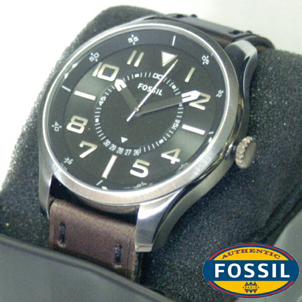 楽天NYST　セレクトショップ ニストフォッシル メンズ 腕時計 FOSSIL 時計 レザーバンド デイト 日付 ウォッチ FS4458 本皮 ベルト インポート ファッション ブランド 海外セレブ 多数 愛用 ストリート サーフ アメリカン カジュアル アメカジ セレカジ ヴィンテージ スタイル 正規 セール