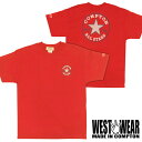 WEST WEAR メンズ 半袖 Tシャツ COMPTON ALL STAR プリント ロゴ レッド ウエストウェアー Compton コンプトン ストリート スタイル HIPHOP ウェアー B系 服 ヒップホップ ダンス 西海岸 ウエストコースト ファッション ブランド ウェア 大きいサイズ セール