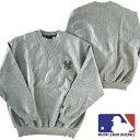 ニューヨーク ヤンキース メンズ ヴィンテージ スウェット トレーナー グレー メジャーリーグ グッズ MLB オフィシャル NY NEWYORK YANKEES インポート カジュアル クラシック 当時物 新品 ストリート スタイル HIPHOP ヒップホップ ダンス アメカジ ブランド