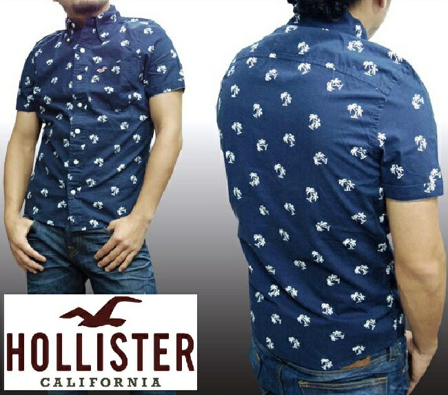 【送料無料】【セール】 ホリスター メンズ 半袖 シャツ HOLLISTER ブランド ボタンシャツ ファッション カジュアル Safari サファリ 雑誌 掲載 アメカジ サーフ スタイル 正規 商品