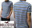 【送料無料】【セール】【200種類の品揃え】 ホリスター メンズ Tシャツ ボーダー ワンポイント ブルー HOLLISTER インポート ブランド ファッション カジュアル Safari サファリ レオン オーシャンズ 雑誌 掲載 アメカジ ストリート ウェア サーフ スタイル 正規 商品 138