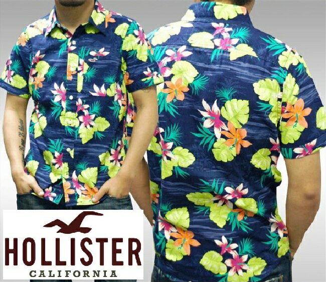 【送料無料】【セール】 ホリスター メンズ 半袖 シャツ HOLLISTER ブランド アロハシャツ ファッション カジュアル Safari サファリ 雑誌 掲載 アメカジ サーフ スタイル 正規 商品